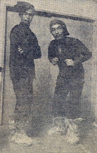 蟹江選手のアルバムより