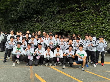 ゴール後に記念撮影