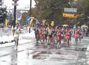 先頭を走る中村くん