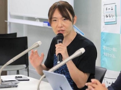 チームみらい 代表 安野貴博（あんの たかひろ）