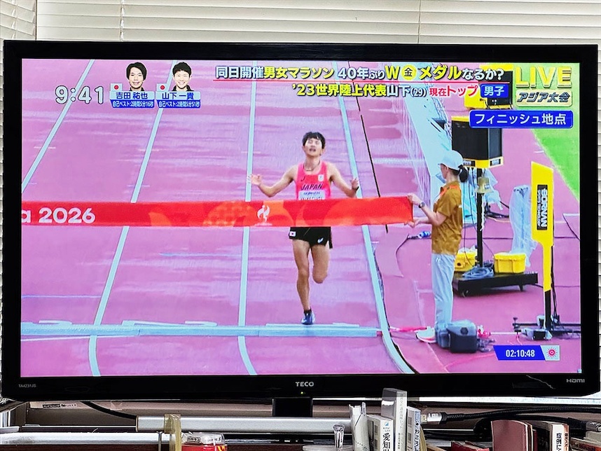 金メダルに輝いた山下一貴選手